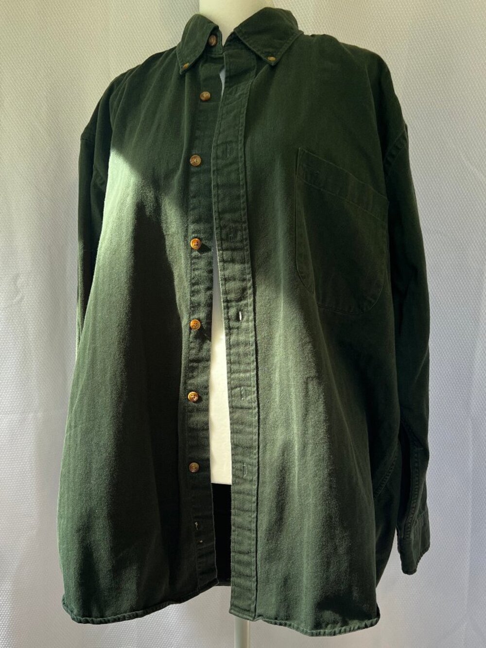 Vintage Woods & Gray Dark Green Long-Sleeve Shirt